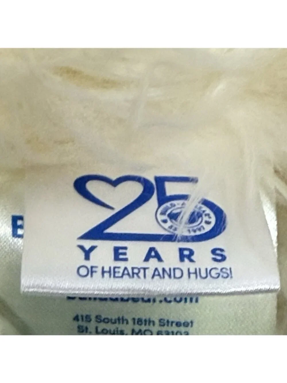 build a bear  workshop 25th anniversary Polar bear